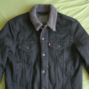 Levi's sherpa lined denim jacket